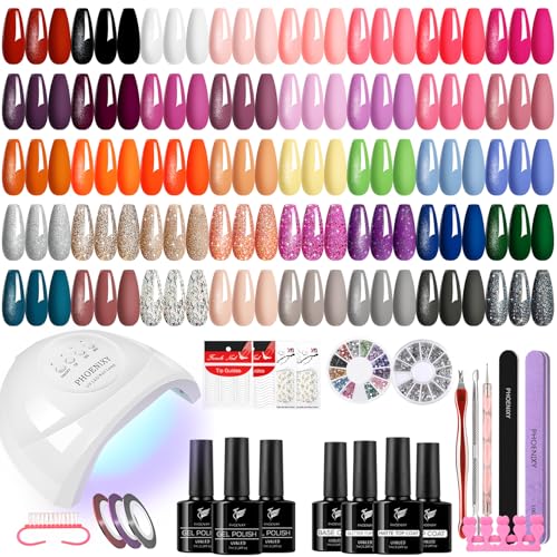 44 PCS Pink Glitter Colors Collection
