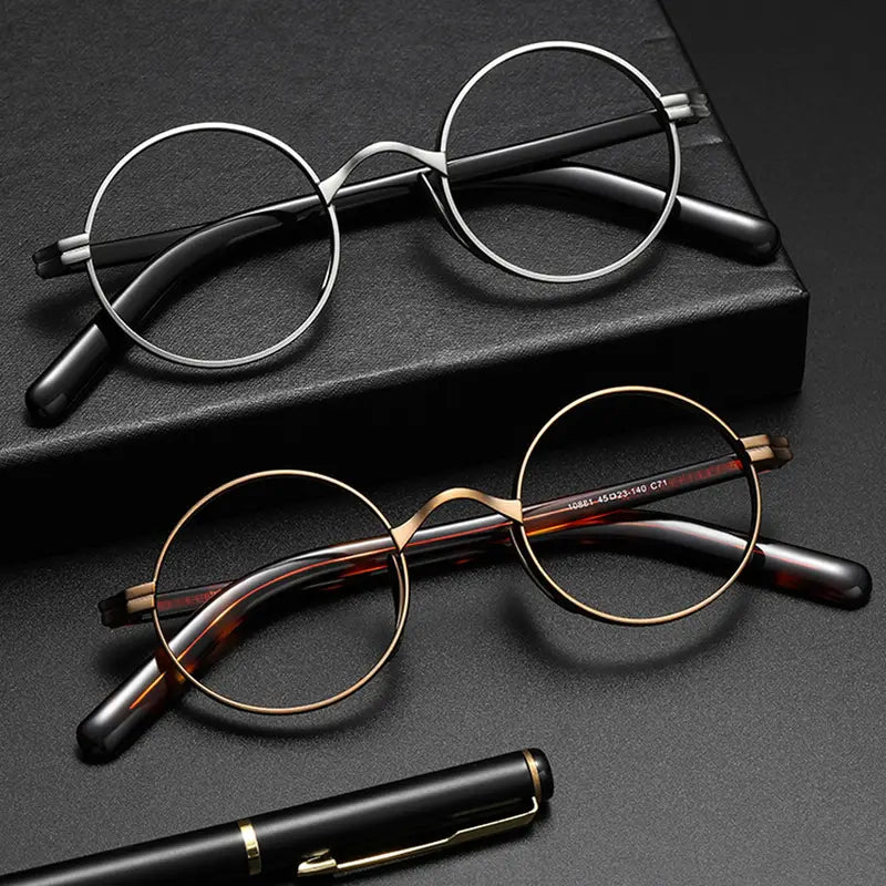 Kira Acetate Round Eyeglass Frames SM10881 - Lightweight & Durable Eyewear for Women & Men - Perfect for Reading, Work, and Fashion Accessories