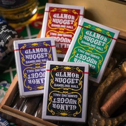 Premium Glamor Nugget Playing Cards - Elegant & Durable Poker Deck for Magic Tricks, Card Games, and Casino Nights | Perfect for Parties, Family Gatherings, and Professional Performances