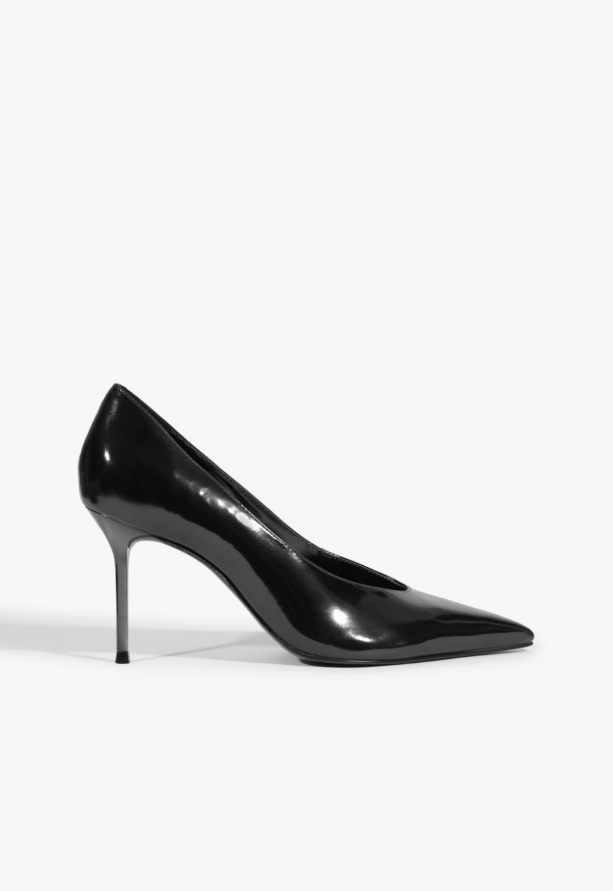 Alicia Patent Leather Pump Women's Mid Heel Dress Shoes - 2.4 Inch Heel Height, Style S2209500180003 - Perfect for Office, Parties & Special Occasions