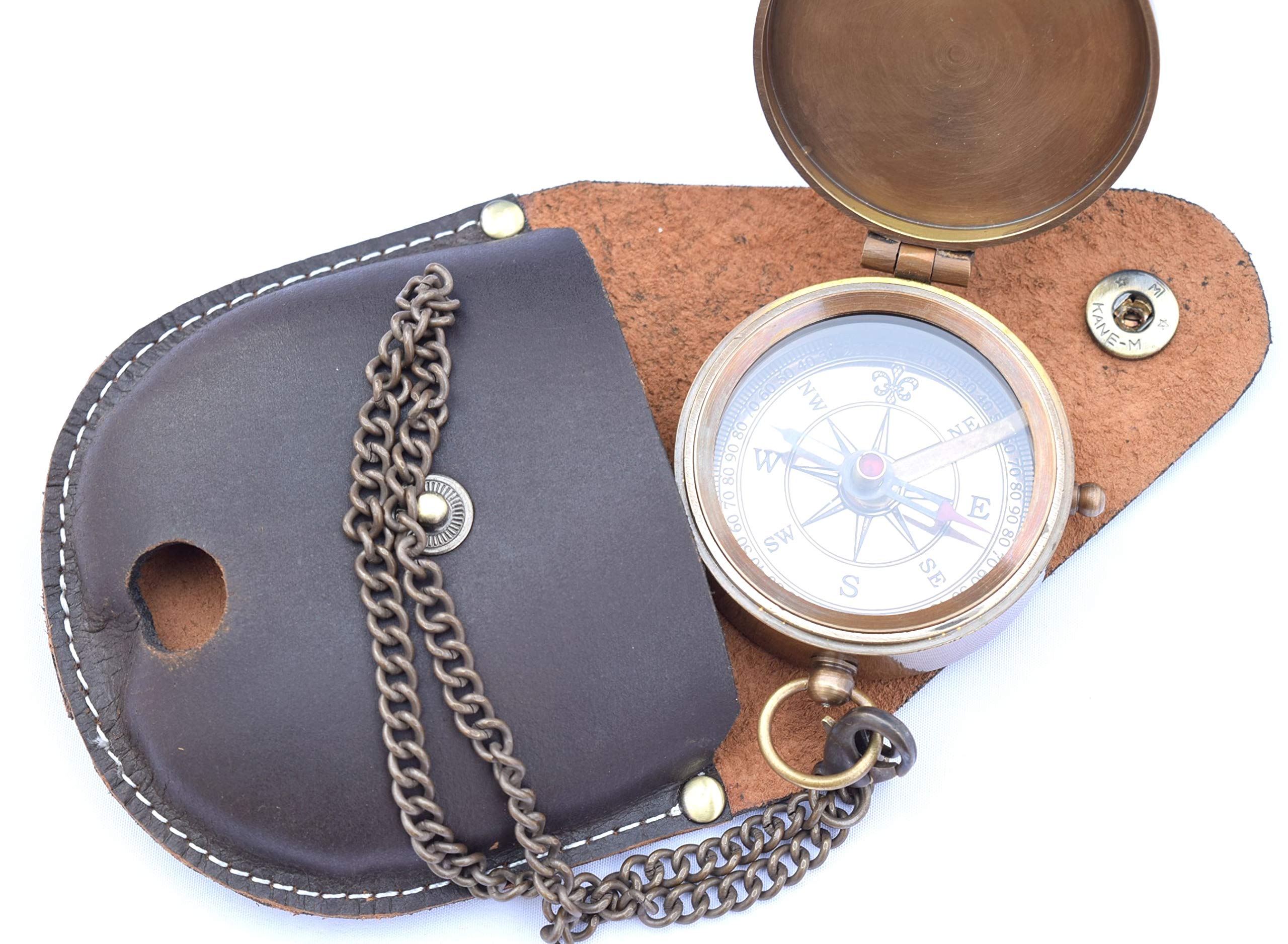 Trust in The Lord Engraved Compass - Proverbs 3:5-16 Religious Gift for Confirmation, Baptism & Missionary - Inspirational Christian Jewelry for Men & Women - Perfect for Daily Wear, Church Events & Spiritual Encouragement