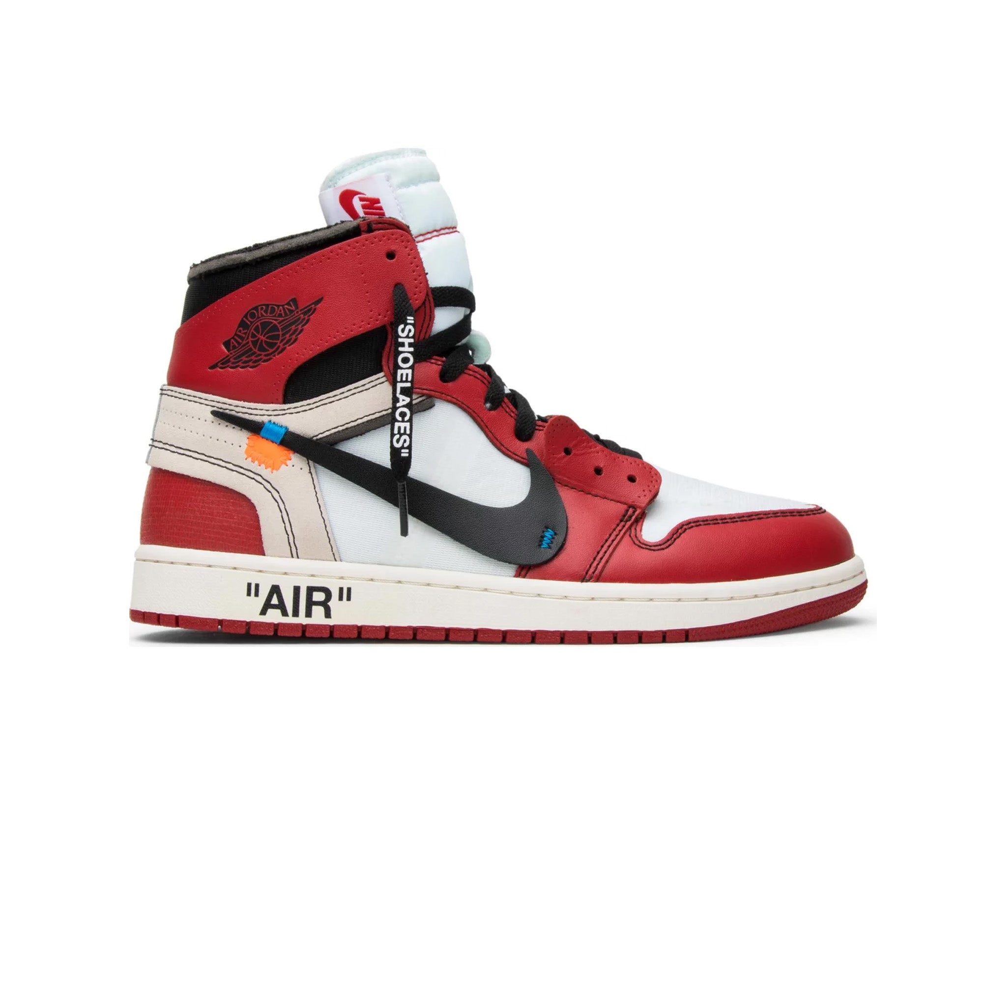 Original Air Jordan 1 x Off-White 'Chicago' Retro High OG Sneakers - Limited Edition Collaboration - Perfect for Streetwear & Sneaker Collectors