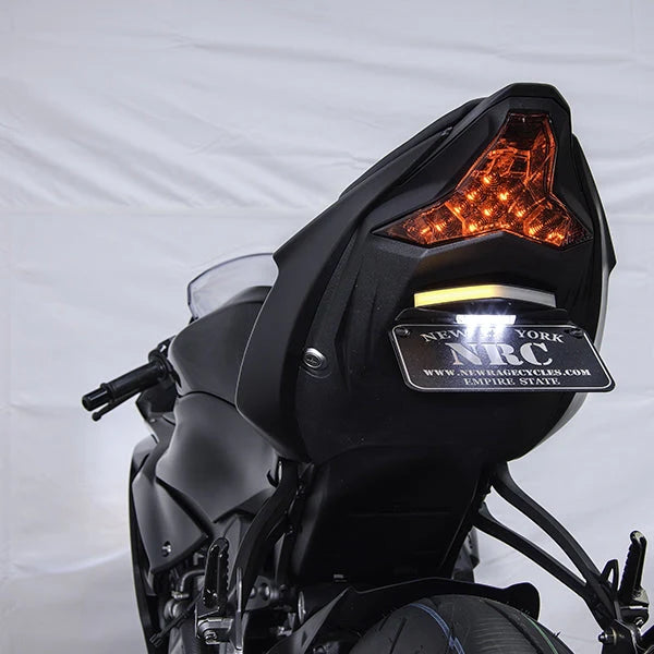 Kawasaki ZX-6R Fender Eliminator Kit for 2019-2024 Models | Lightweight Tail Tidy License Plate Relocator | Perfect for Track Days & Street Legal Customization