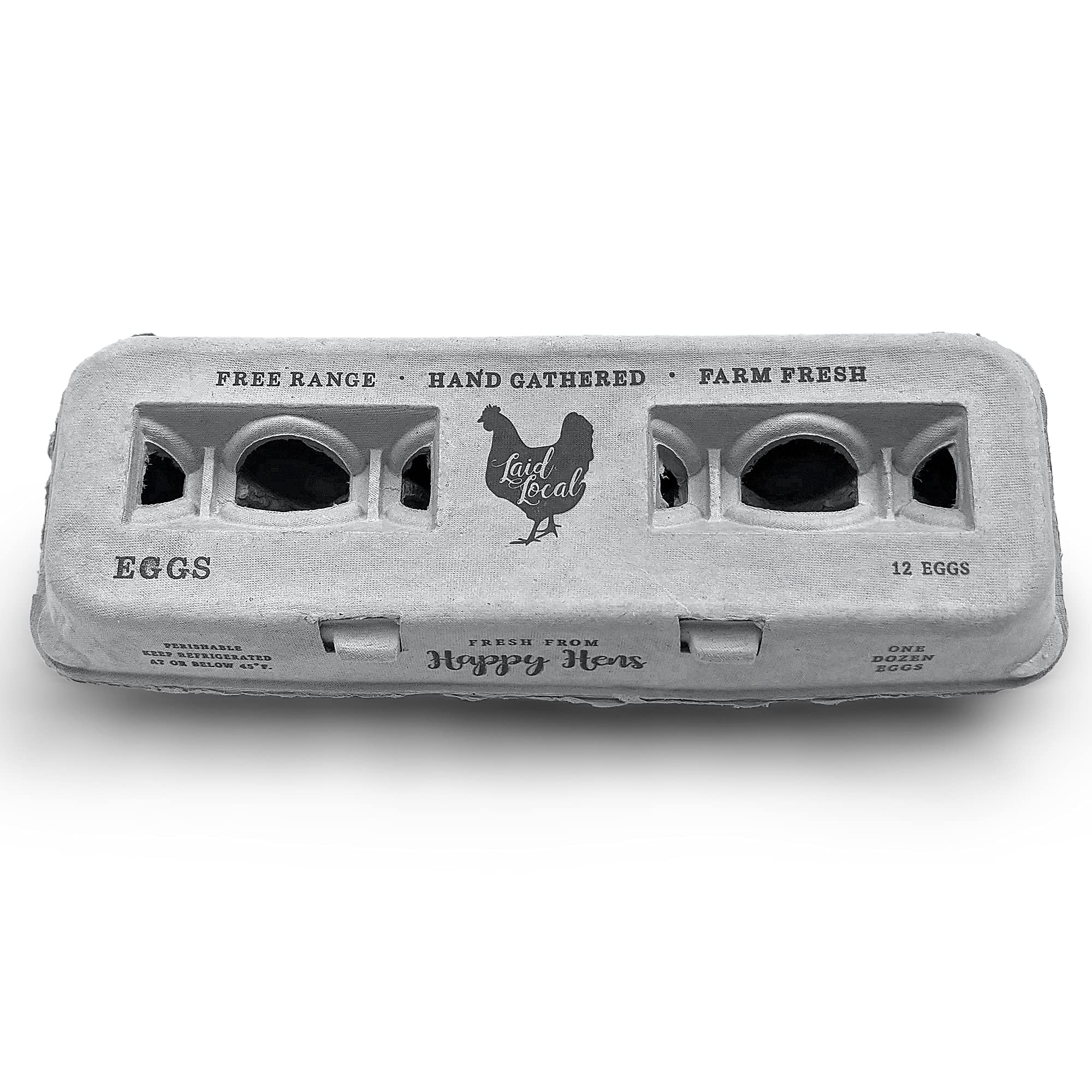 250 Egg Cartons Bulk Pack - Eco-Friendly Recycled Paper Egg Trays for Farm Fresh Eggs, Durable & Reusable XL Chicken Egg Holders with Cute Printed Designs - Perfect for Farmers Markets, Home Poultry & Egg Storage