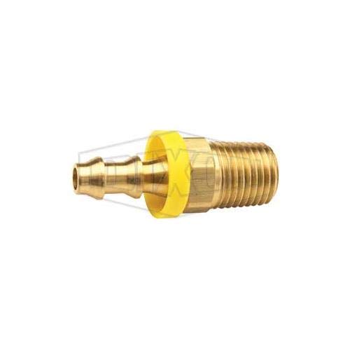 Brass Push-On Hose Barb Fitting - 2720806C (Pack of 69) - Ideal for Plumbing, Automotive & Industrial Fluid Connections