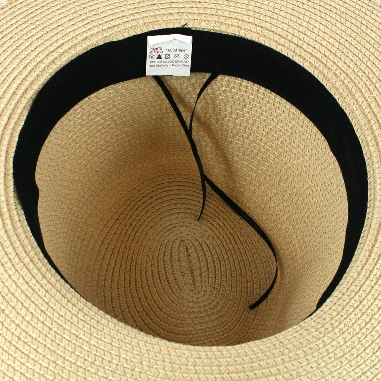 Stylish Folding Travel Trilby Sun Hat with Blue Ribbon - 59cm Brim for Women & Men - Perfect for Beach, Vacation & Outdoor Activities