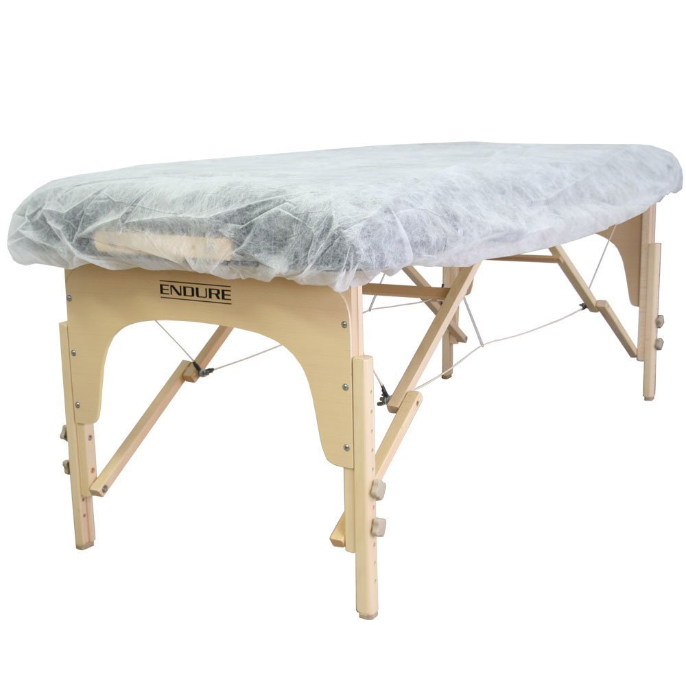 Appearus 76x36x6 Inch Disposable Fitted Sheet Covers for Massage Tables & Facial Beds - 100 Pack - Hygienic Protection for Spas, Salons & Medical Clinics