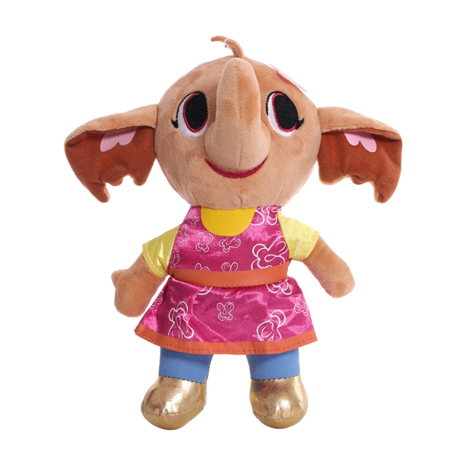 Bing-Bunny Plush Toy - 10.63 Inch Soft Stuffed Animal with Crinkly Ears | Cute Cartoon Bunny Pillow for Kids & Baby Shower Gift | Perfect for Cuddling, Nursery Decor, and Toddler Playtime