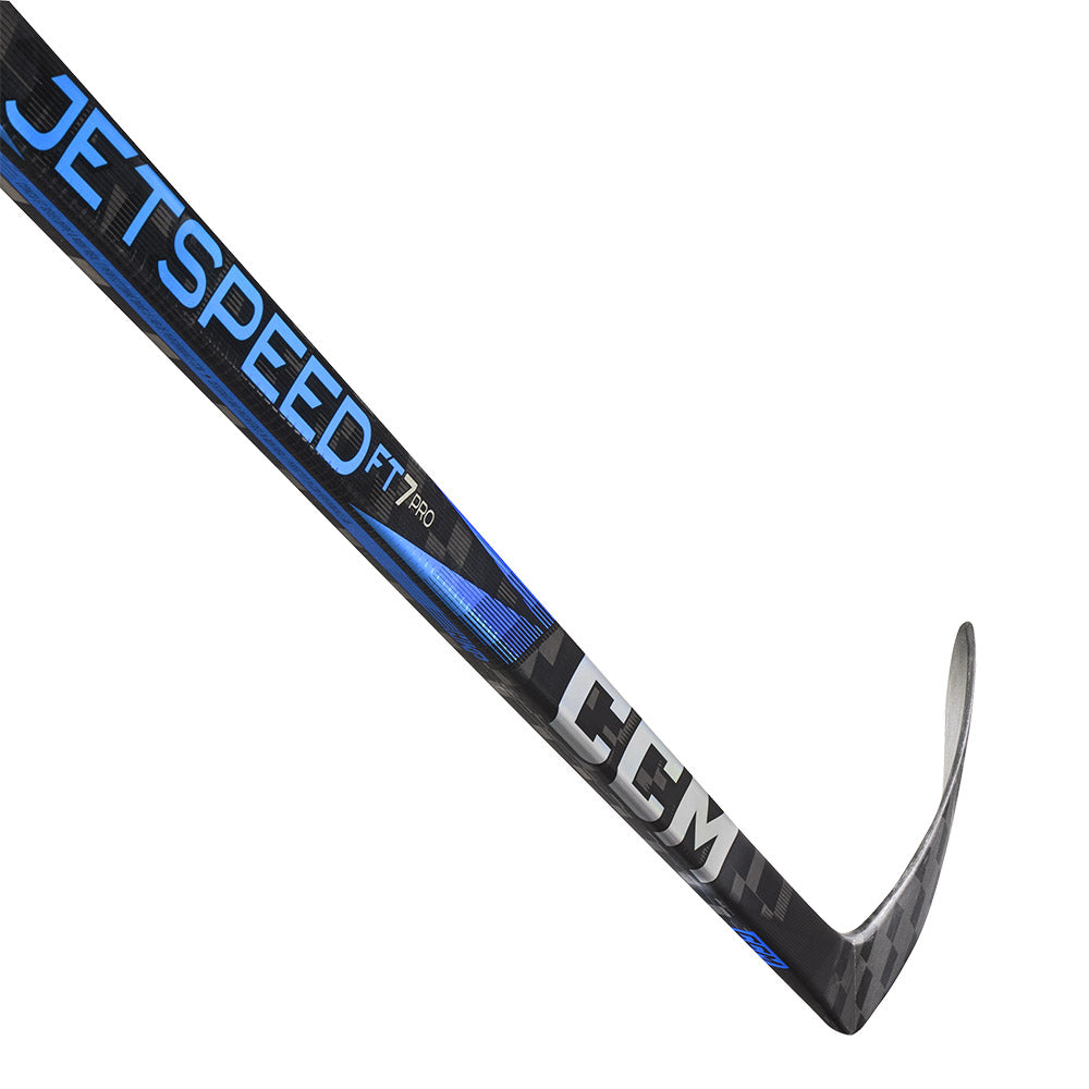 CCM Jetspeed FT7 Pro Intermediate Ice Hockey Stick - Lightweight Carbon Fiber Design for Enhanced Performance - Perfect for Competitive Play & Training Sessions