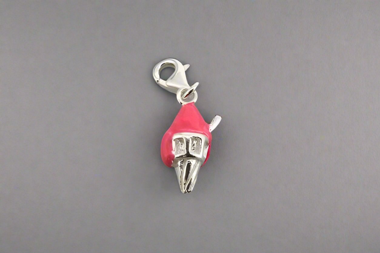 Premium Sterling Silver Ice Cream Charm Pendant - Perfect for Necklaces, Bracelets & DIY Jewelry Making