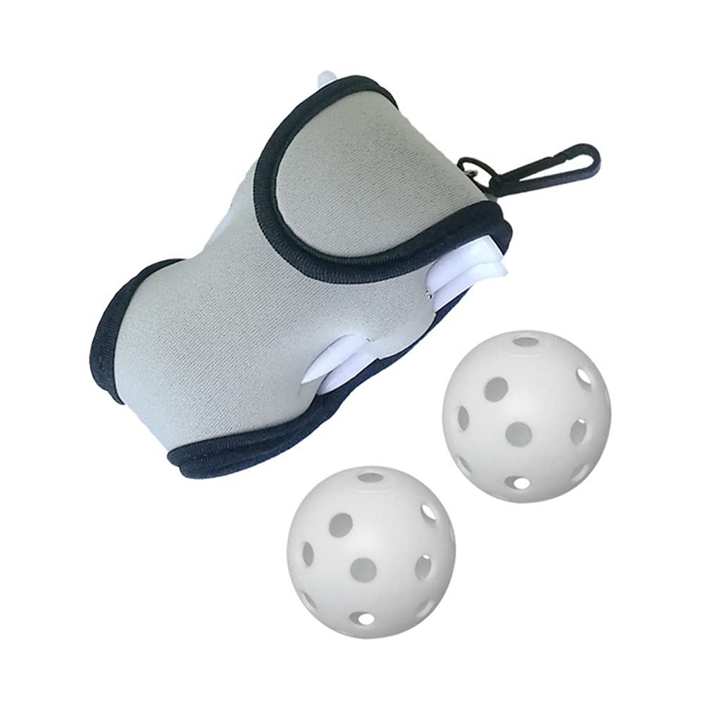 Premium NXX Portable Golf Ball Pouch - Durable Golf Ball Holder with Secure Pocket | Lightweight Golf Bag Accessory for Easy Ball Storage & Transport | Ideal for Driving Range, Course Play & Practice Sessions