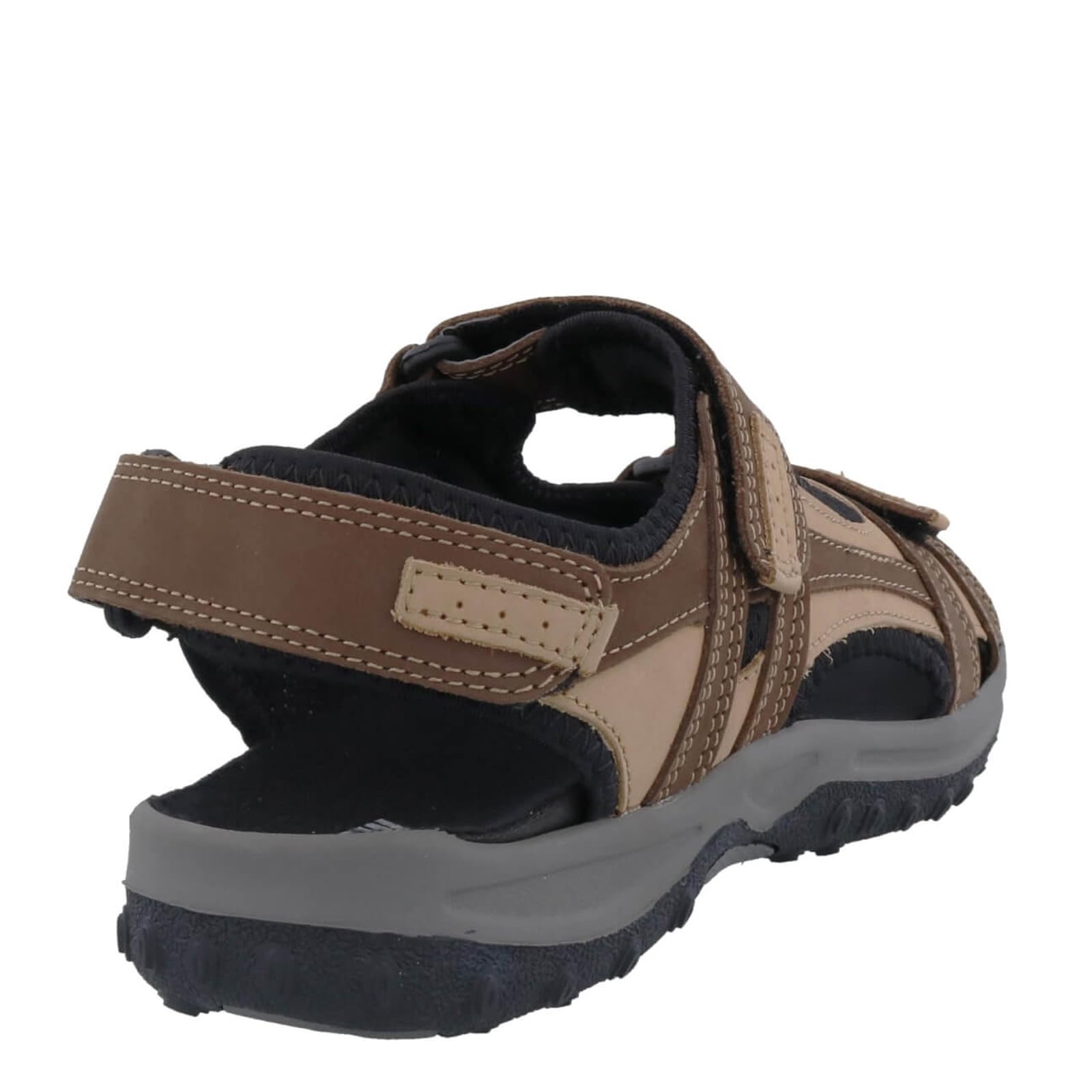 Drew Shoe Men's Warren Leather Open Toe Sport Sandals - Comfortable & Durable Walking Sandals for Outdoor Activities, Travel & Casual Wear