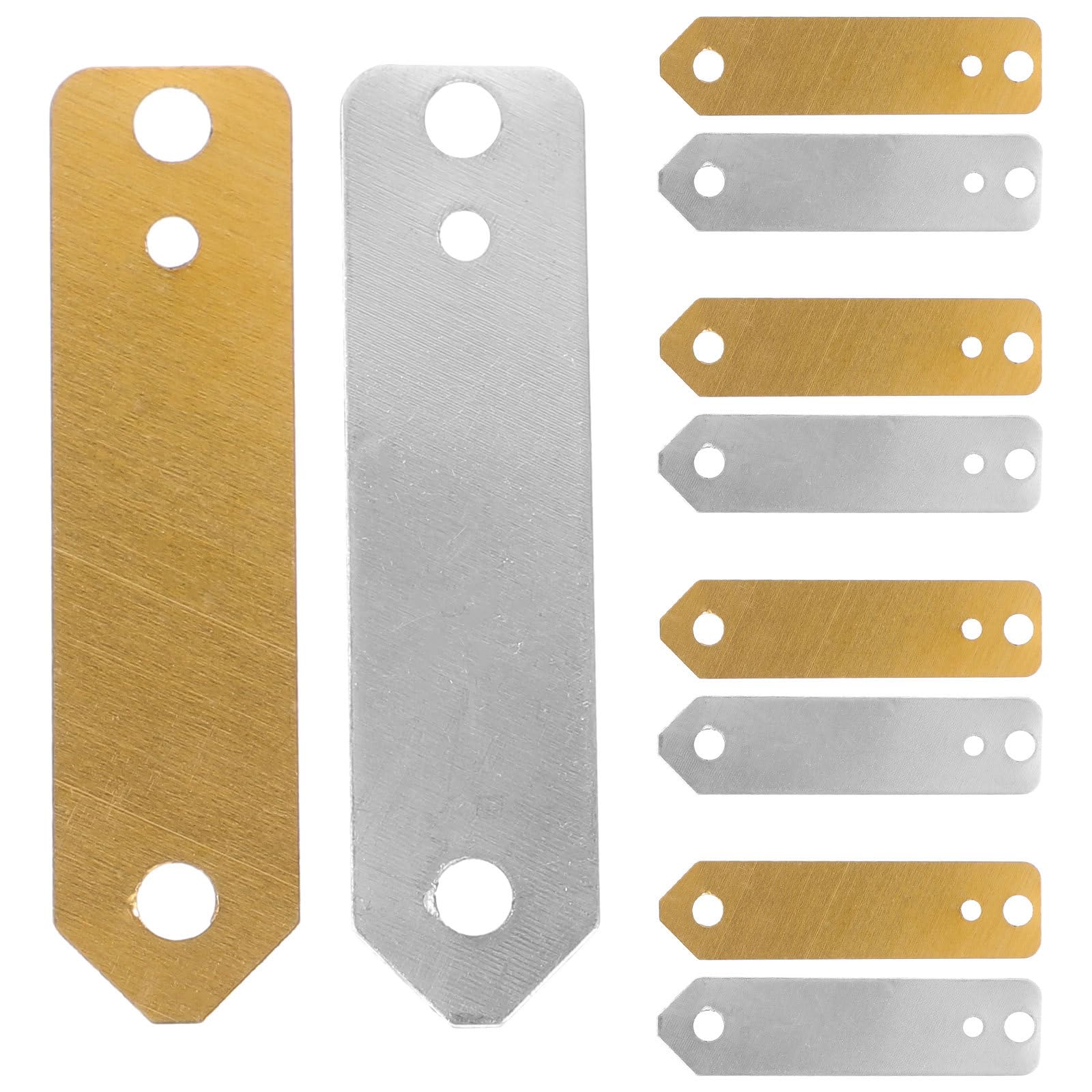 10pcs Pure Zinc Copper Anode Sheets for Electroplating - High Purity Copper Electrode Strips for Jewelry Making, Science Experiments & Fruit Battery Projects - DIY Metal Plating Supplies for Crafts and STEM Education