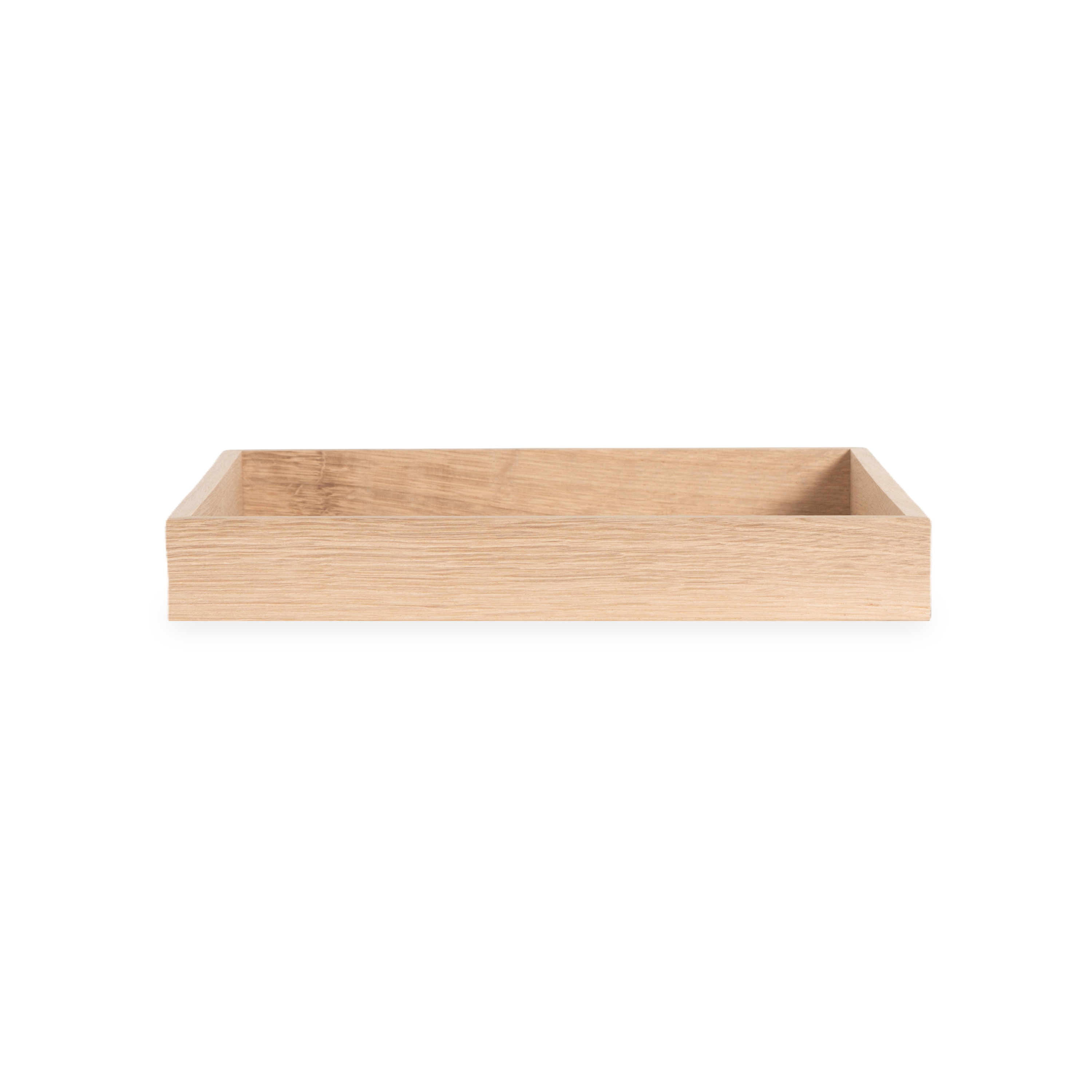 Handcrafted Solid Oak Wood Serving Tray with Handles - Perfect for Breakfast in Bed, Coffee Table Decor, and Entertaining Guests