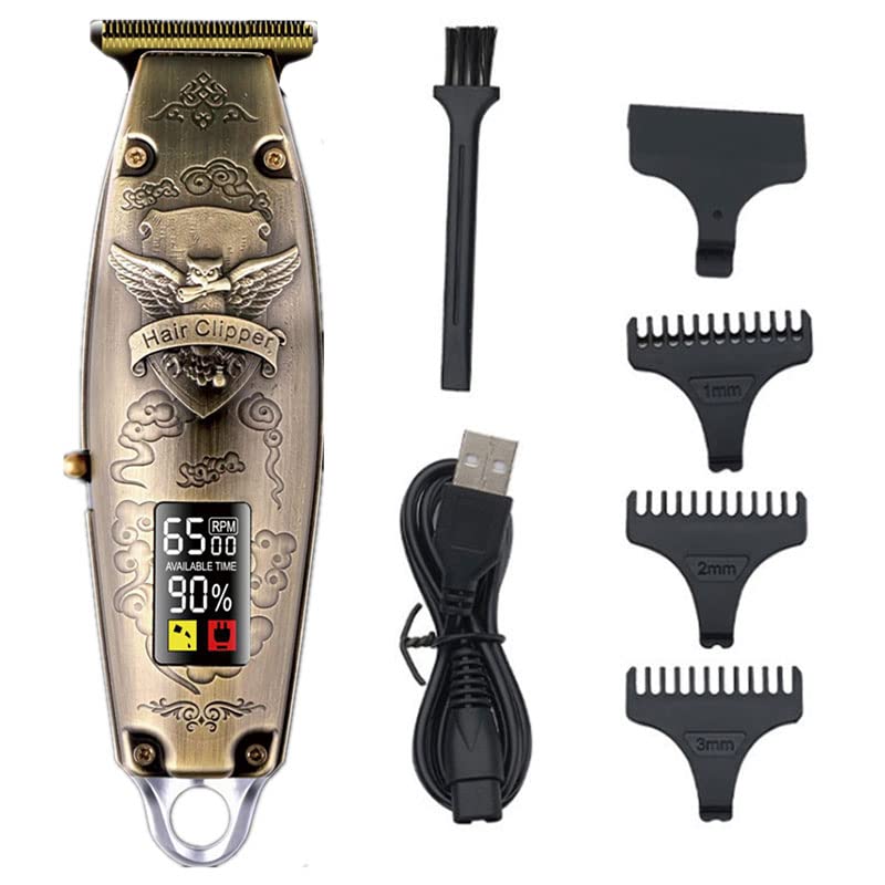 Professional Barber Scissors & Hair Clippers for Men - Stainless Steel Hair Trimmer with Razor Edge, Electric Stubble & Mustache Trimming Machine for Precise Haircuts | Perfect for Home Grooming & Salon Use