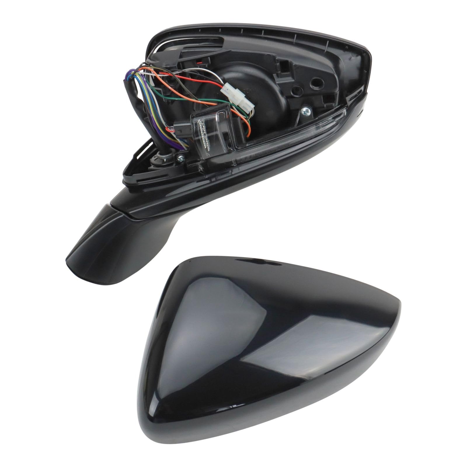 2019-2021 Mazda 3 Side Mirror Set - Heated Driver & Passenger Replacement Mirrors (MA1320241 MA1321241) - Perfect for Winter Driving & Enhanced Visibility