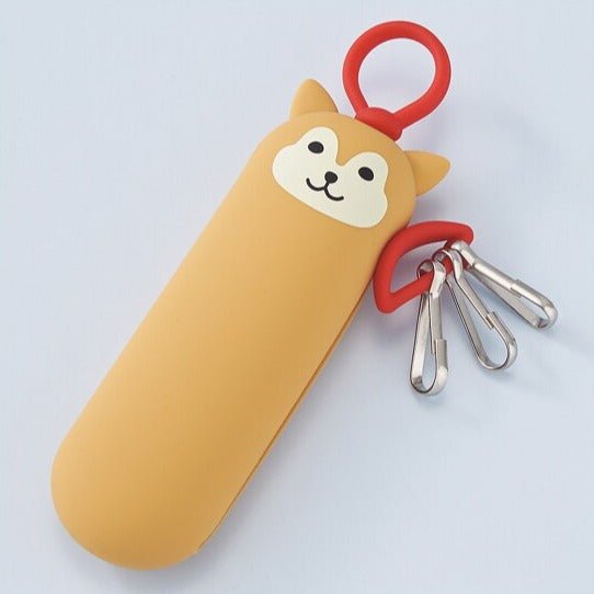 PuniLabo Slim Key Case - Ultra Thin & Lightweight Key Holder for Minimalist Lifestyle | Perfect for Home, Office, and Travel Organization | LIHIT LAB