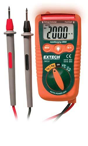 DM220 Mini Pocket Multimeter with Non-Contact Voltage Detector - Compact Digital Tester for Home Electrical Work, DIY Projects & Auto Repair