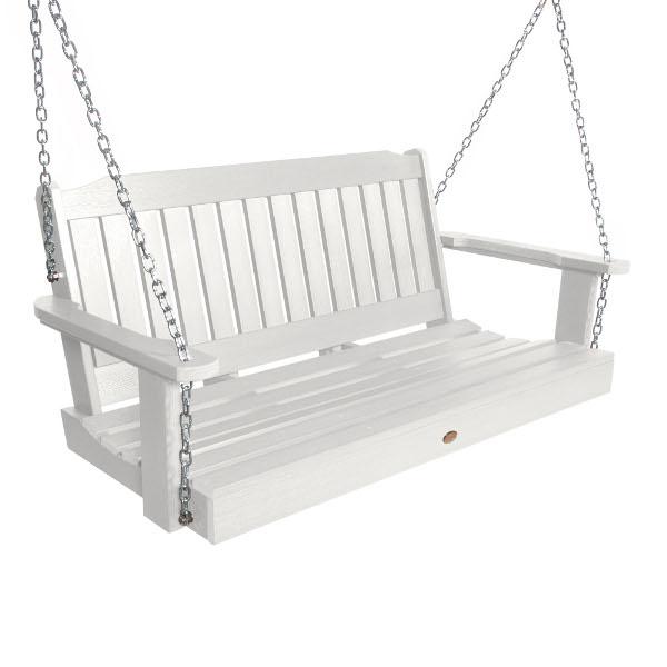 Lehigh 4ft Swing and Coffee Table - Versatile Indoor/Outdoor Furniture for Patio, Living Room, or Office Use