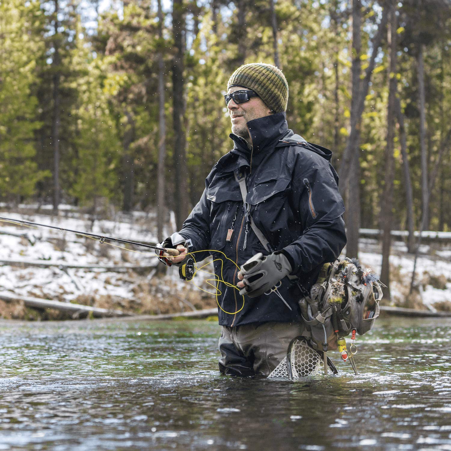 **Palmyth Flexible Fishing Gloves - Warm & Waterproof for Men & Women - Cold Weather Insulated Gloves for Ice Fishing, Fly Fishing, Photography, Motorcycling, Running, Shooting & Hiking - Perfect for Outdoor Adventures**