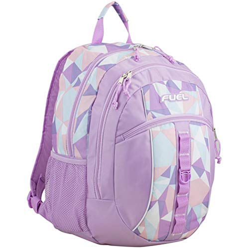 Lovely Lilac/Crystal Clear Geo Print