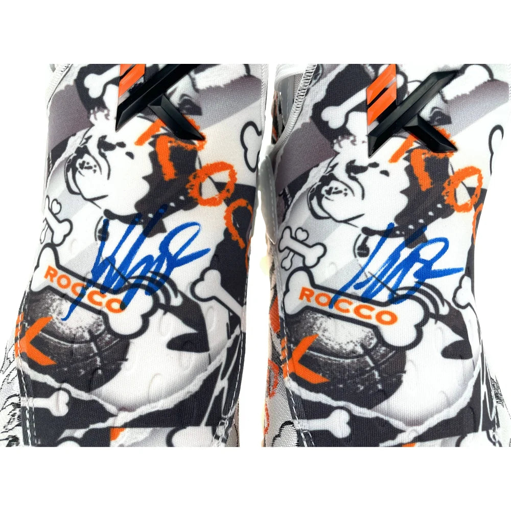 Klay Thompson Autographed Anta Rocco High Basketball Shoes with JSA COA - Golden State Warriors Signed Collectible for Fans & Memorabilia Display
