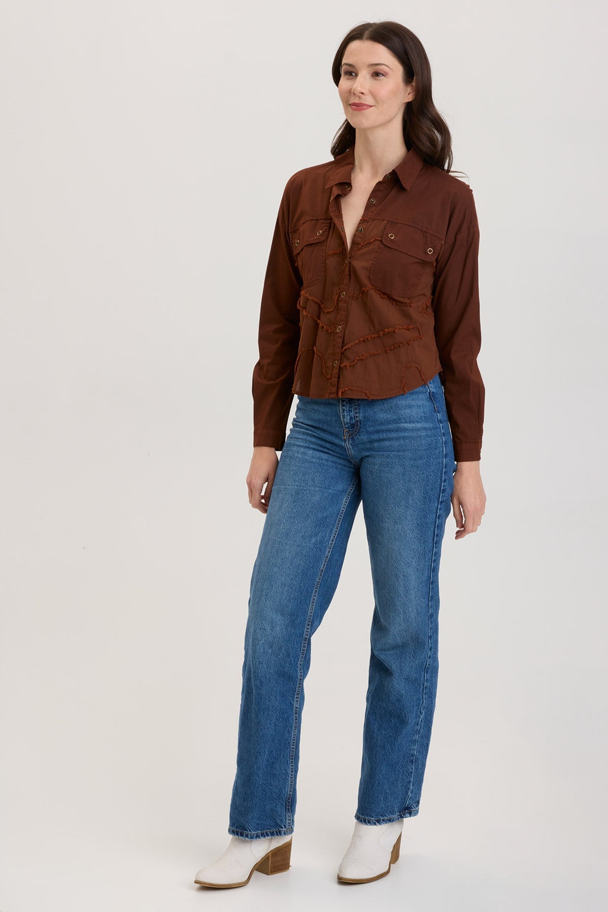 Pepin Shacket French Roast Pigment - Stylish Overshirt for Women | Fall & Winter Layering Essential | Perfect for Casual Outfits, Workwear & Outdoor Adventures