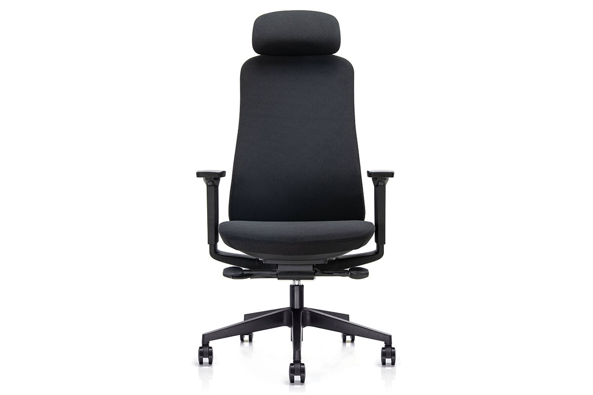 Premium Macaw Executive Fabric Chair - High Back Ergonomic Office Chair for Home & Business - Perfect for Long Hours of Comfortable Work or Study