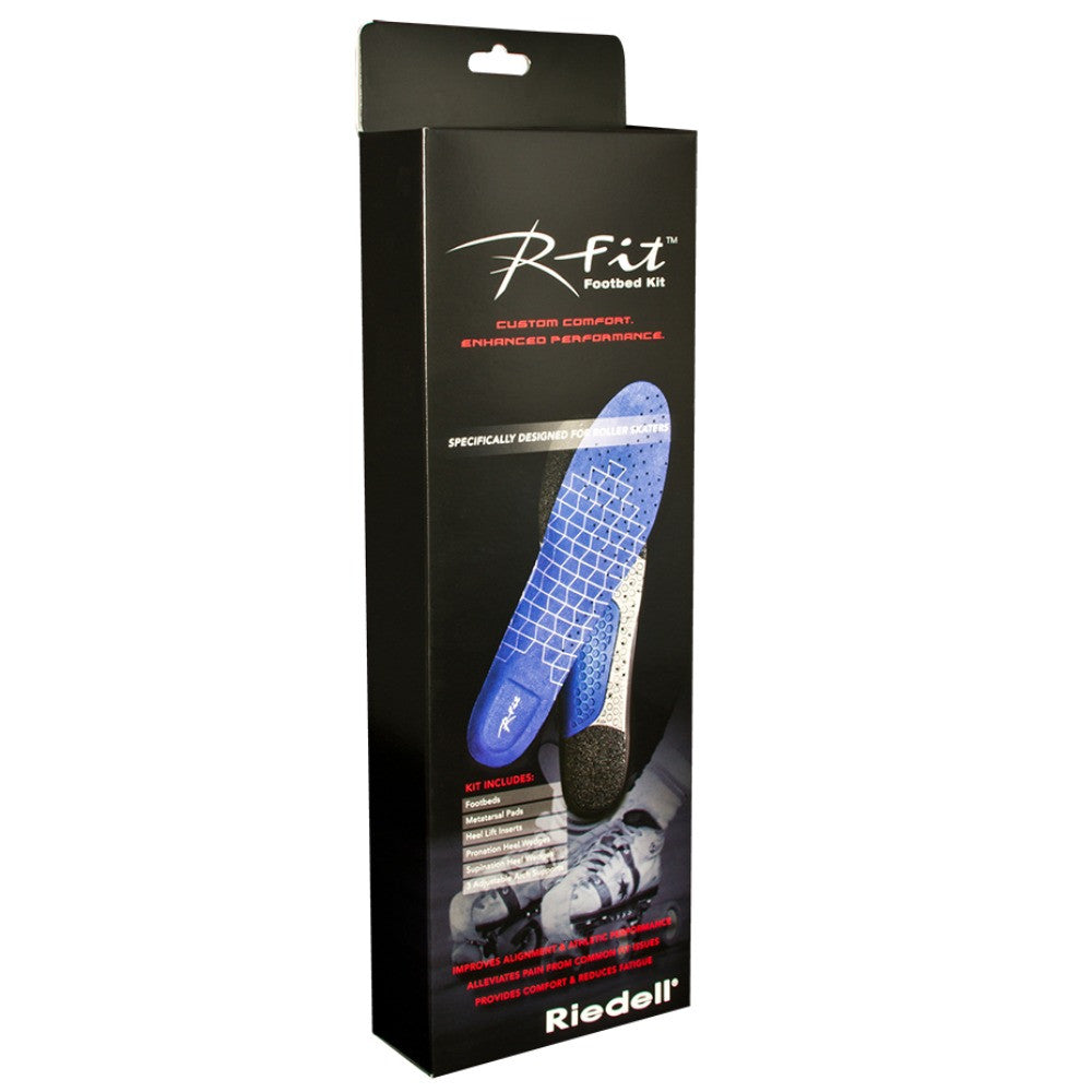 Riedell R Fit Footbed Kit - Premium Comfort Insoles for Skates & Roller Derby - Perfect for Figure Skating, Roller Skating & Dance Performance
