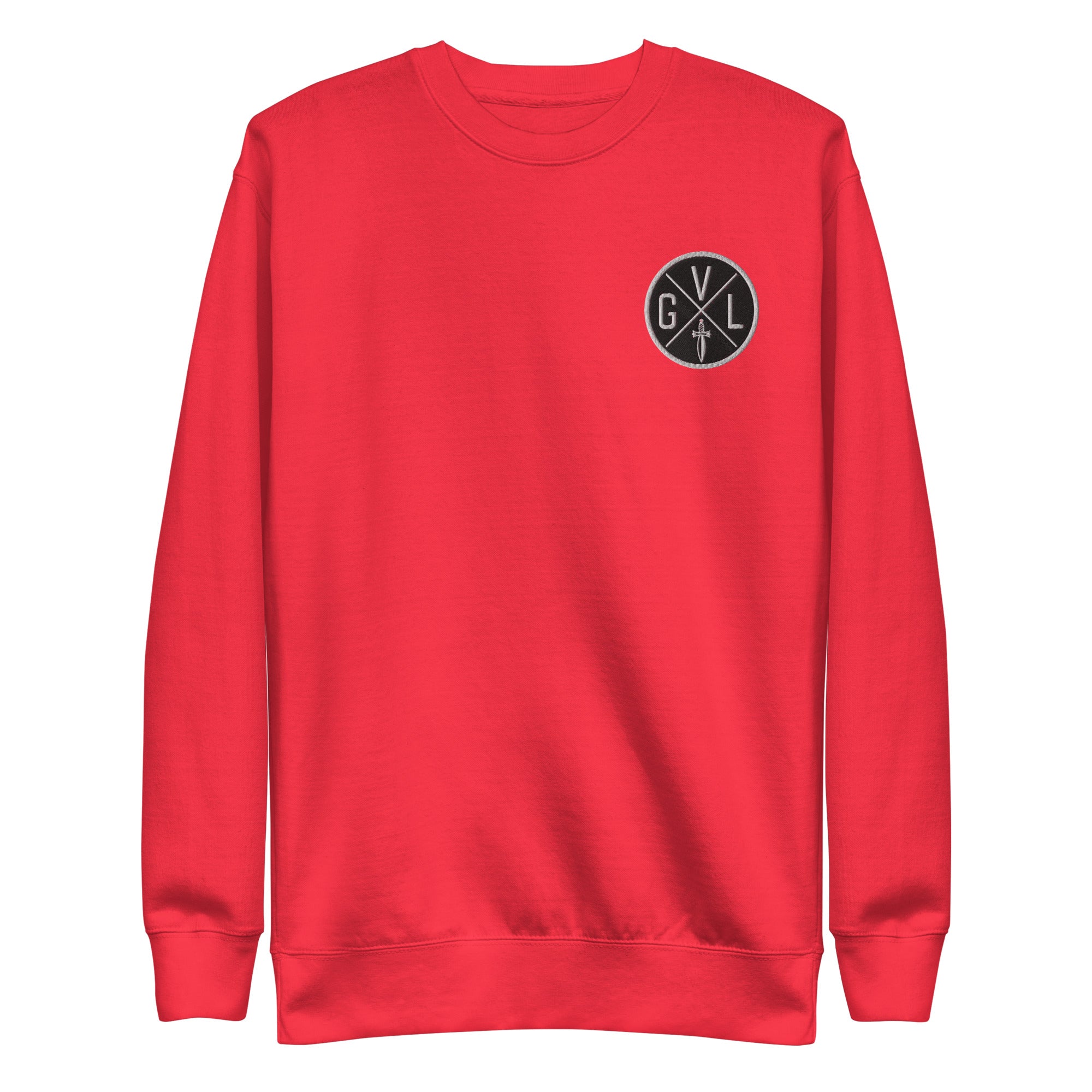 Gainesville Spartans RFC Embroidered Crewneck Sweatshirt - Men's Rugby Team Logo Pullover - Comfortable Cotton Blend - Perfect for Game Day & Casual Wear