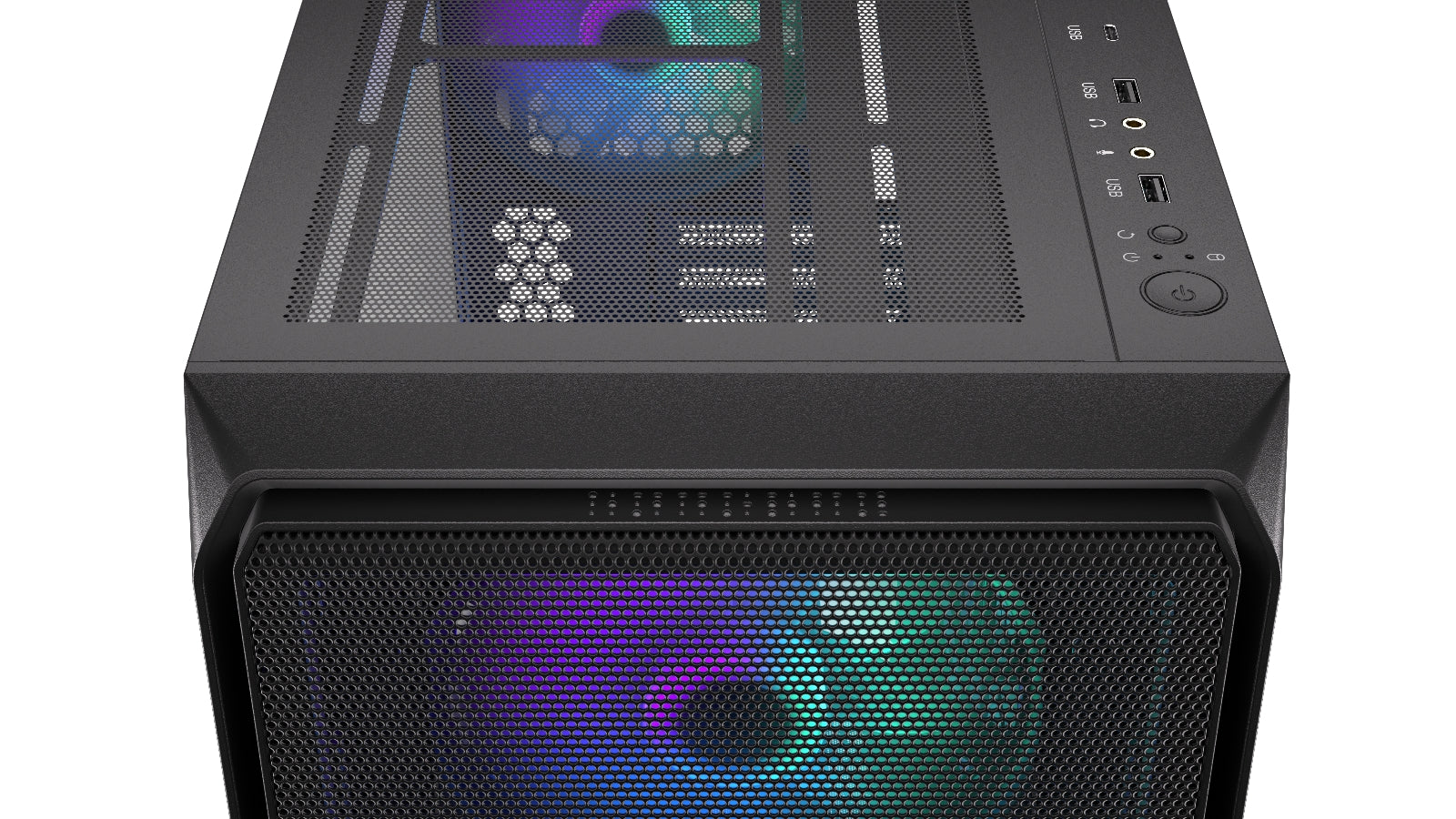 Endorfy Arx 700 ARGB ATX Mid Tower PC Gaming Case - High Airflow Tempered Glass Design with RGB Lighting (EY2A013) for Gaming Setup & Workstation Builds
