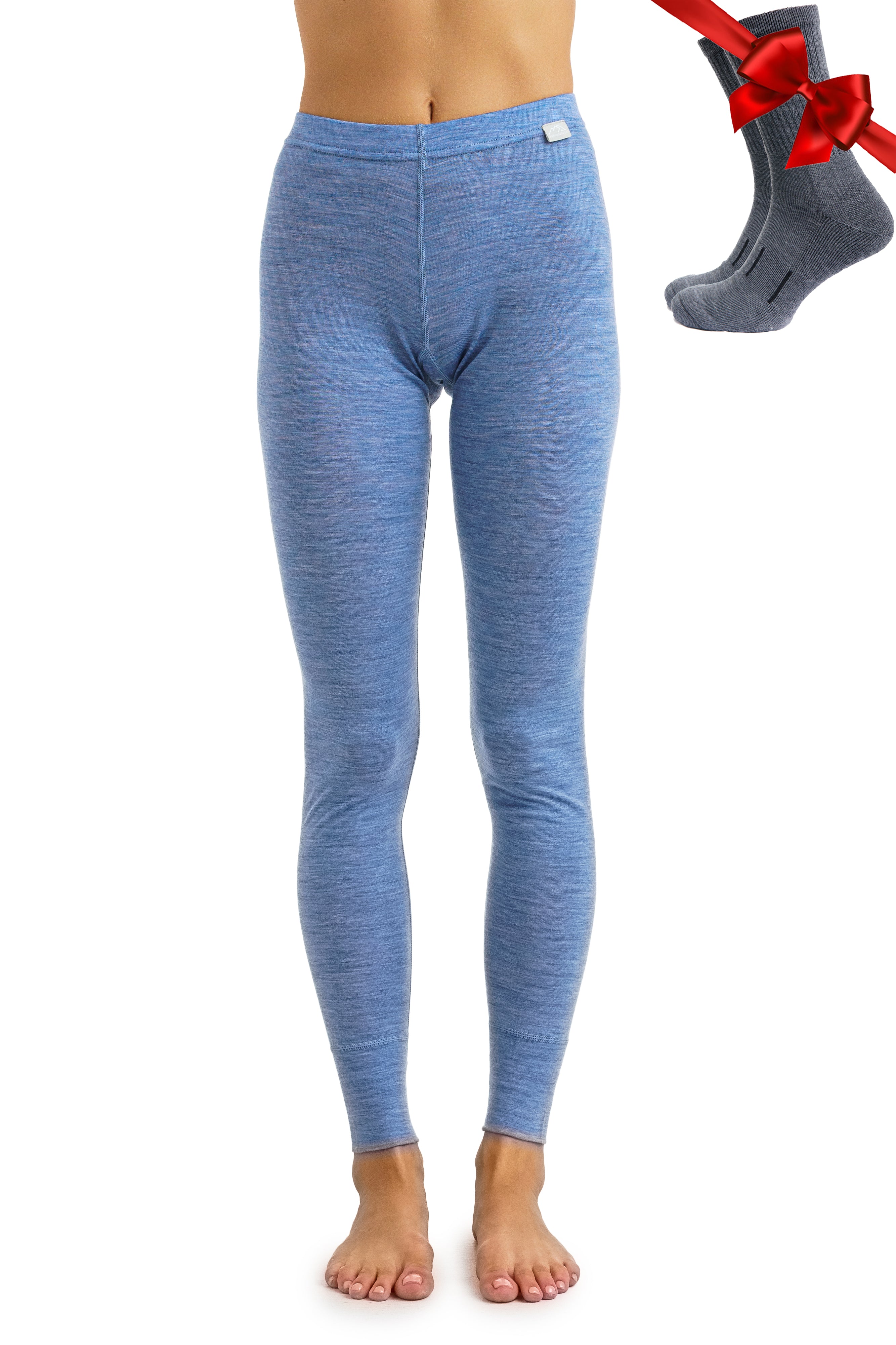 Women's Merino Wool Pants - 165 Deep Blue | Soft & Warm Winter Trousers for Outdoor Activities & Casual Wear