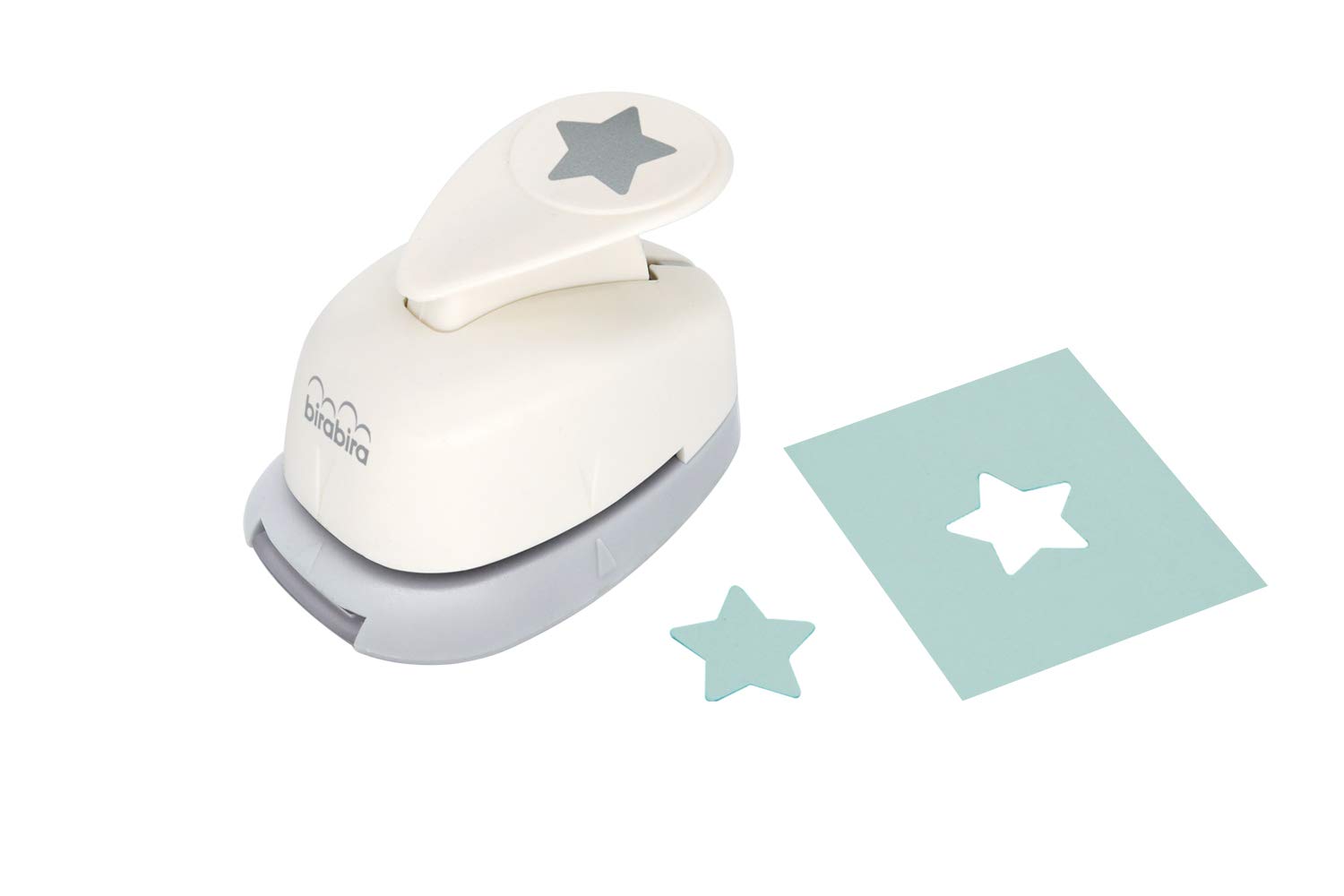 Bira Craft 5/8 Inch Star Shape Punch - Lever Action Christmas Paper Punch for Scrapbooking, Card Making, Gift Wrapping & DIY Holiday Decorations