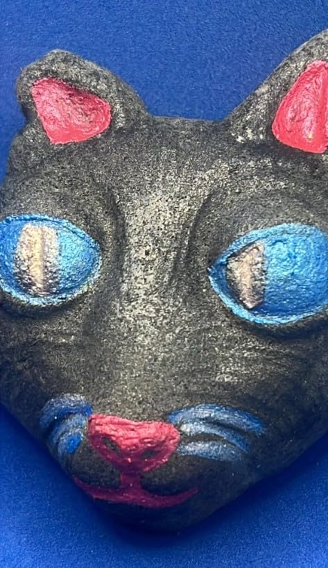 Black Cat Bath Bomb - Movie Inspired Cora Cat & Buttons Horror Bath Bomb for Relaxation - Perfect for Halloween, Spa Nights & Gift Giving