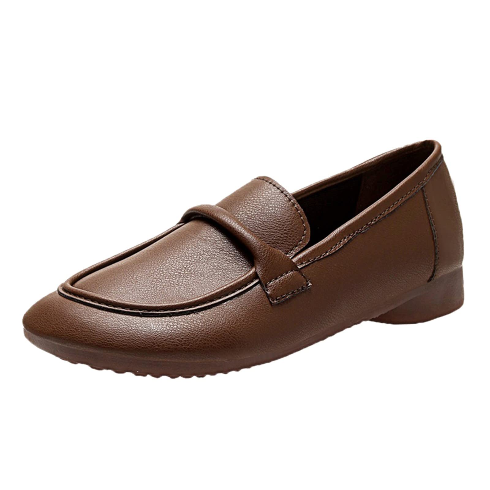 Women's Comfortable Slip-On Walking Shoes - Fashion Casual Flat Shoes with Soft Sole & Round Toe for Autumn | Perfect for Daily Wear, Travel & Work