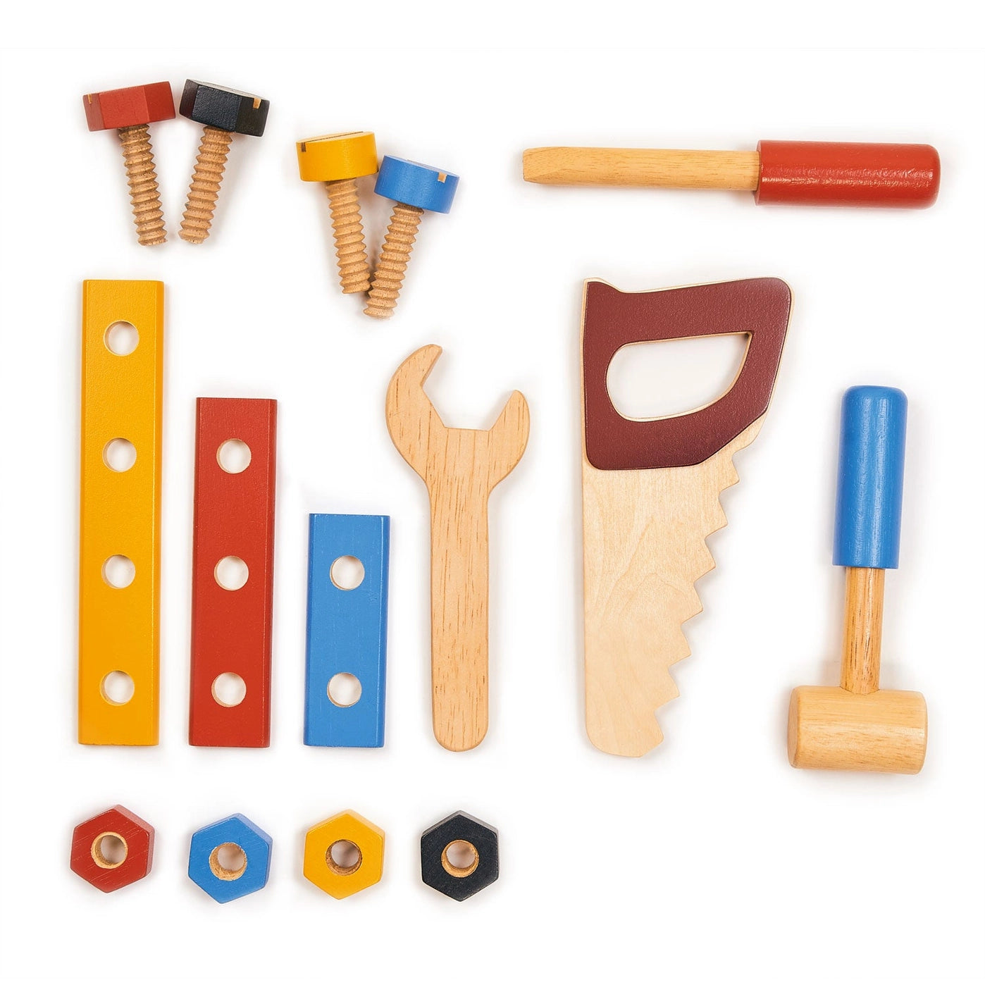 Chippy's Premium Wooden Handy Tool Kit - 12-Piece Multi-Purpose Woodworking Tools Set for DIY Projects, Home Repair & Crafting - Perfect for Carpenters, Hobbyists & Woodworkers