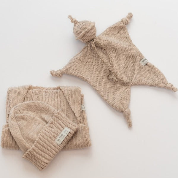 Soft Baby Comforter, Vest & Beanie Set - Cozy 3-Piece Outfit for Newborns & Infants | Perfect for Winter, Photo Shoots & Gift Giving