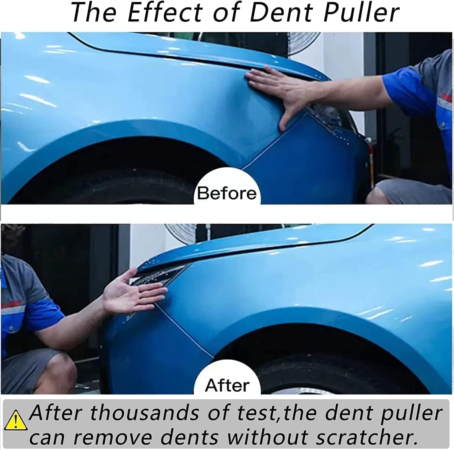 3-Pack Car Dent Puller Kit - Powerful Suction Cup Dent Remover with Handle Lifter | Paintless Dent Repair Tool for Car Body Dents | Perfect for DIY Auto Body Repair at Home or Garage