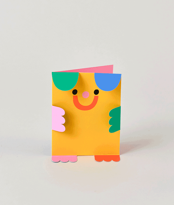 Bear Fold Out Greeting Card - Elegant Handmade Birthday Card for All Occasions - Perfect for Birthdays, Anniversaries, and Special Celebrations