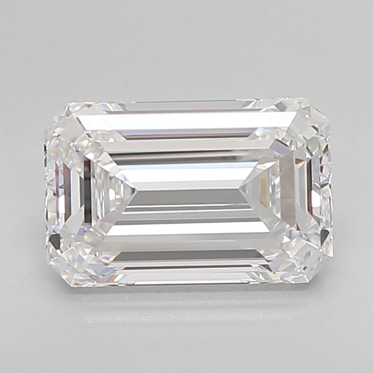 3.51 Carat Lab-Grown Emerald Diamond Ring - Eco-Friendly & Conflict-Free for Engagement, Wedding, or Anniversary Jewelry