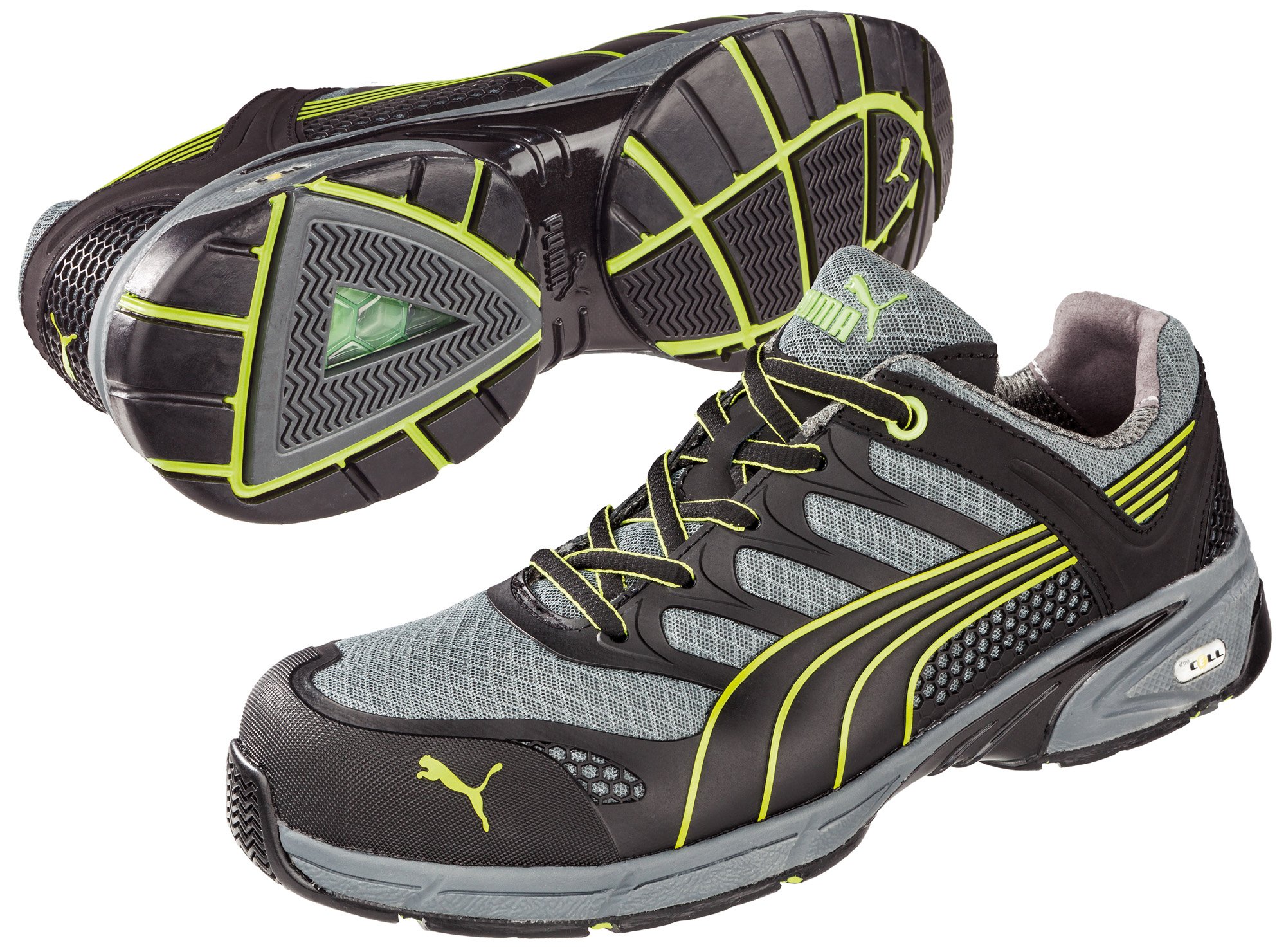 PUMA Safety Men's Fuse Motion SD Work Shoes - Slip Resistant & Comfortable for Construction, Warehouse & Industrial Work