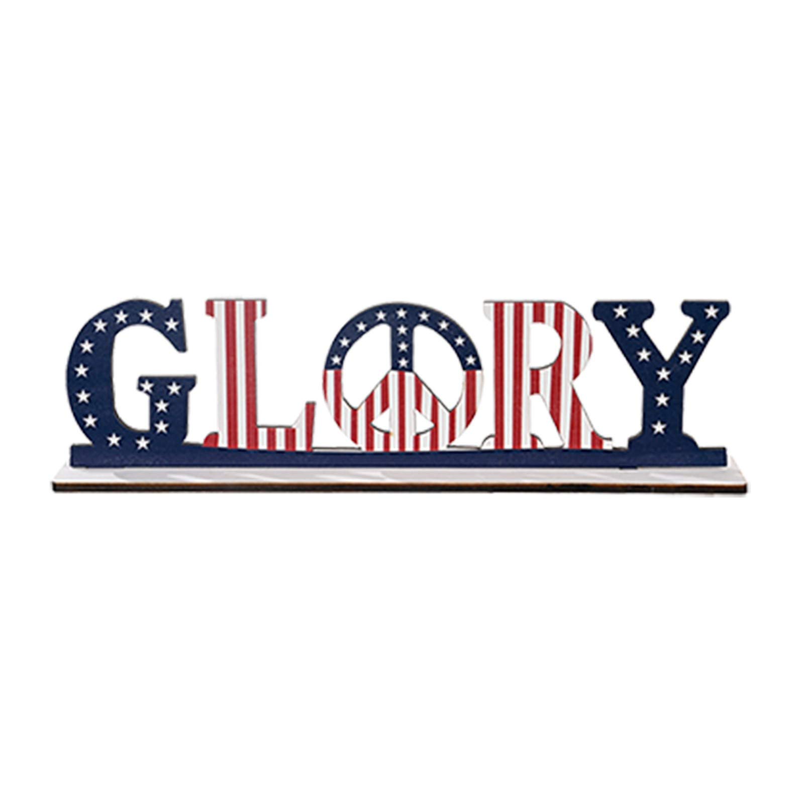 American Flag Wooden Christmas Ornaments - Patriotic Independence Day Decor with Letters & Snowman Designs - Perfect for Holiday Tree Decorations, Gift Giving & Seasonal Home Decor