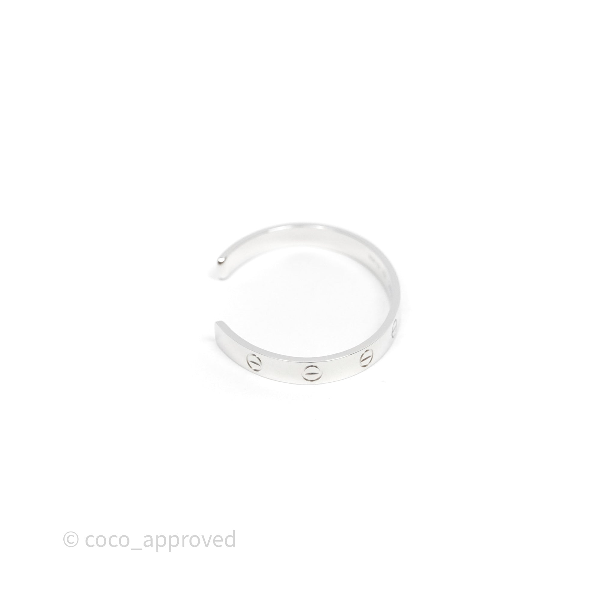 Cartier Love Bracelet Open Classic Model in 18K White Gold - Luxury Jewelry for Women, Anniversary & Wedding Gifts, Everyday Elegance