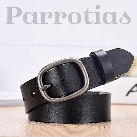 Parrotias Women's Genuine Leather Fashion Belt - Adjustable Waist Belt for Jeans, Dresses & Office Wear | Stylish Accessory for Casual, Business & Formal Outfits | Perfect with Denim, Skirts & Evening Gowns | Great for Everyday Use & Special Occasions | Ideal Gift for Women | Versatile for All Seasons | Elevate Your Work Attire, Date Night & Weekend Outfits | Perfect for Office, Parties, Weddings & Daily Fashion | Enhance Your Style for Work, Date Nights, Weekend Outings & Special Events