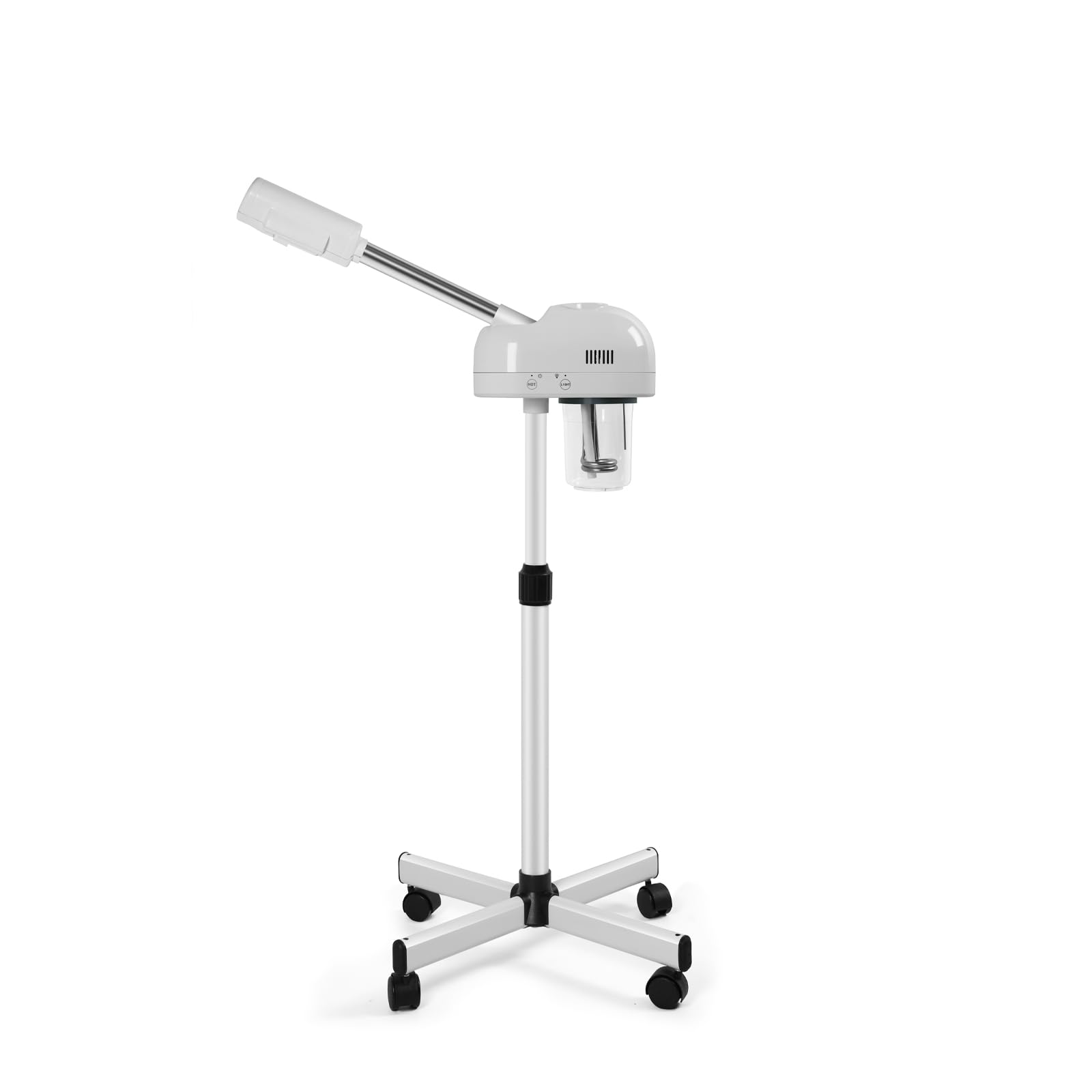 Professional Facial Steamer with Hot Mist Function - Adjustable Height & 360° Rotatable Nozzle - Portable Beauty Device for Home & Salon Spa - Perfect for Skin Hydration, Deep Cleansing & Relaxation Therapy