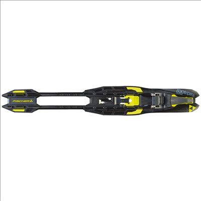 Fischer 2019 XC Race Pro Classic IFP Ski Bindings - Black & Yellow for Cross-Country Skiing & Winter Sports