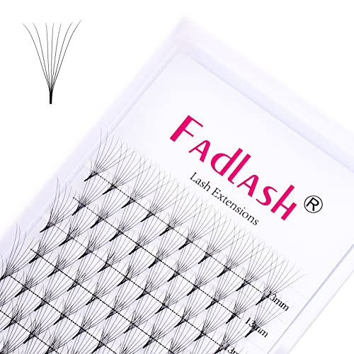 3D-20D Volume Eyelash Extension Premade Fans - Mixed Length 7D-0.07D (13-16mm) for Professional Salon & Home Use - Easy Application Pre-Fanned Lashes for Stunning Eye Makeup Looks