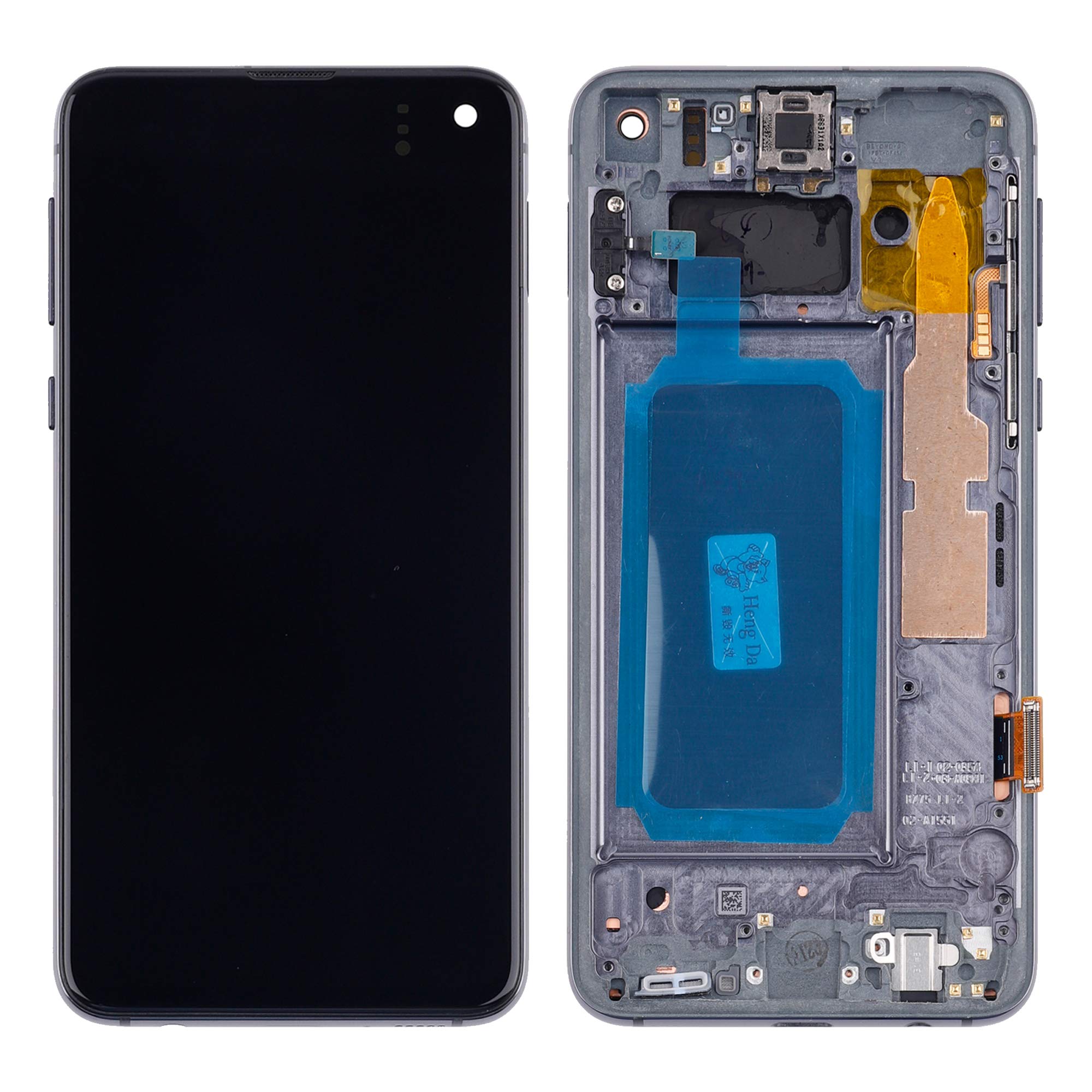 Samsung Galaxy S10e G970/G970F/G9730U AM-OLED Display Screen Replacement - Black Frame with Touch Screen & Repair Tools Kit - Perfect for DIY Phone Screen Fix at Home or Office