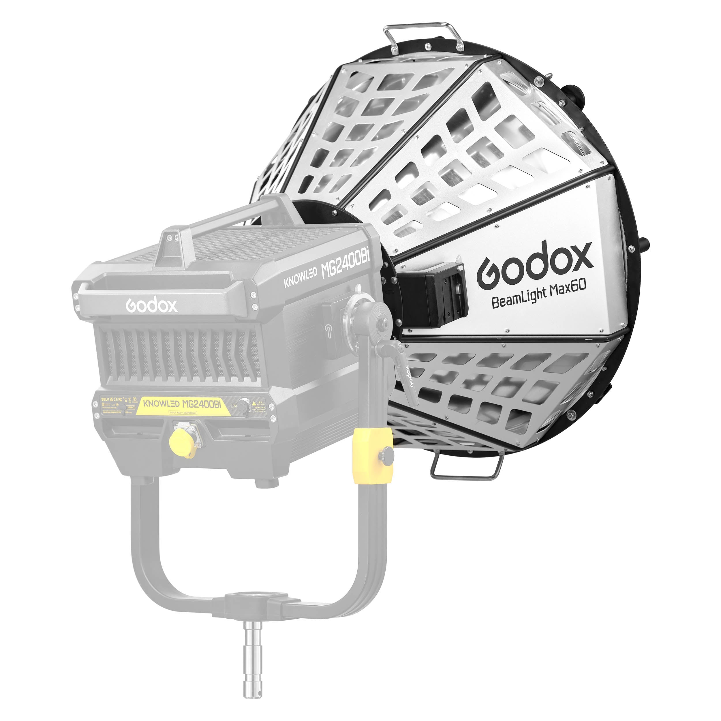 Godox BeamLight Max60 Cinema Grade Parallel Beam Light Reflector - Compatible with G Mount Flash - Perfect for Studio Photography, Videography & Cinematic Lighting