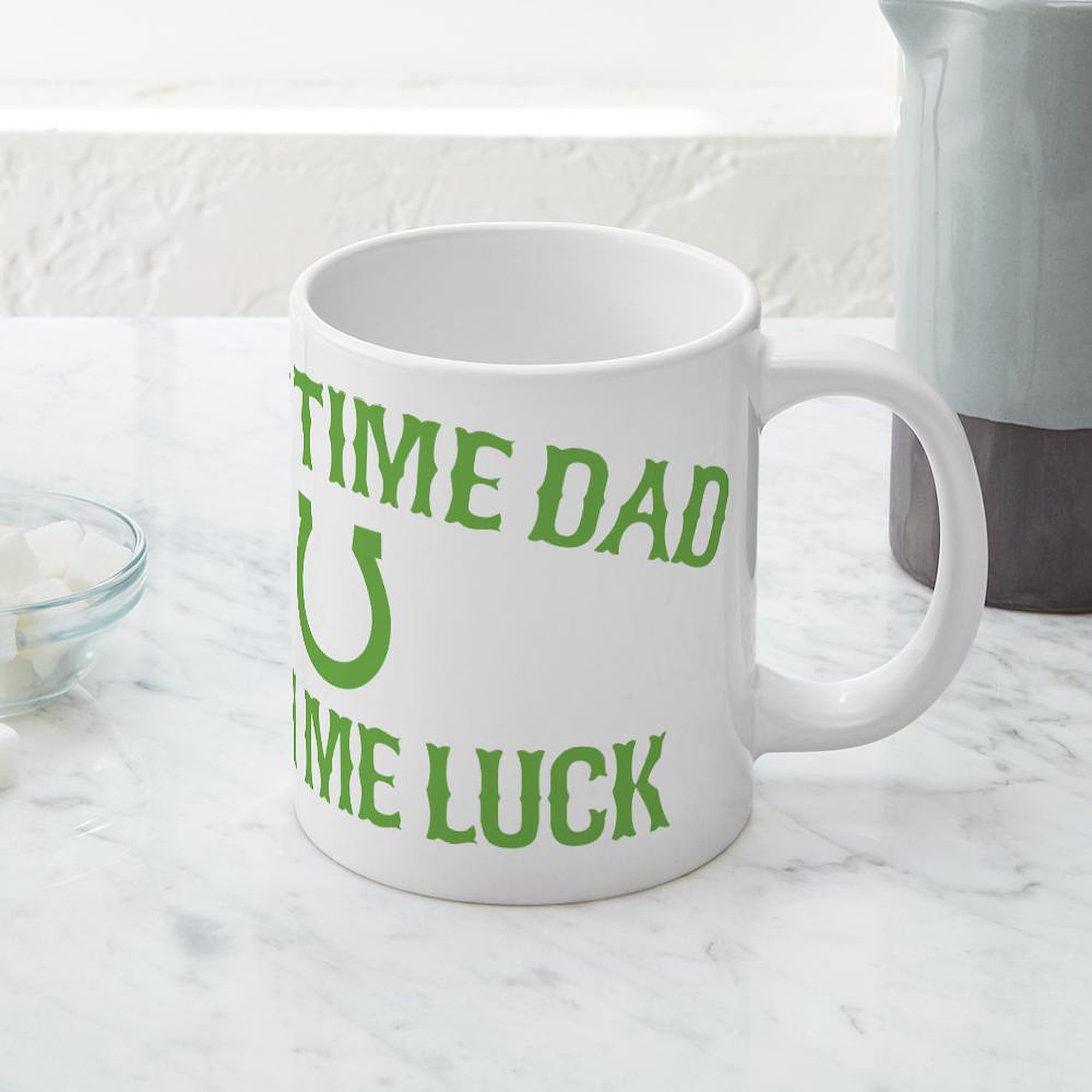 First Time Dad 20oz Ceramic Coffee Mug - Large Insulated Coffee Cup for New Fathers - Perfect for Father's Day Gifts, Office Use & Home Brewing